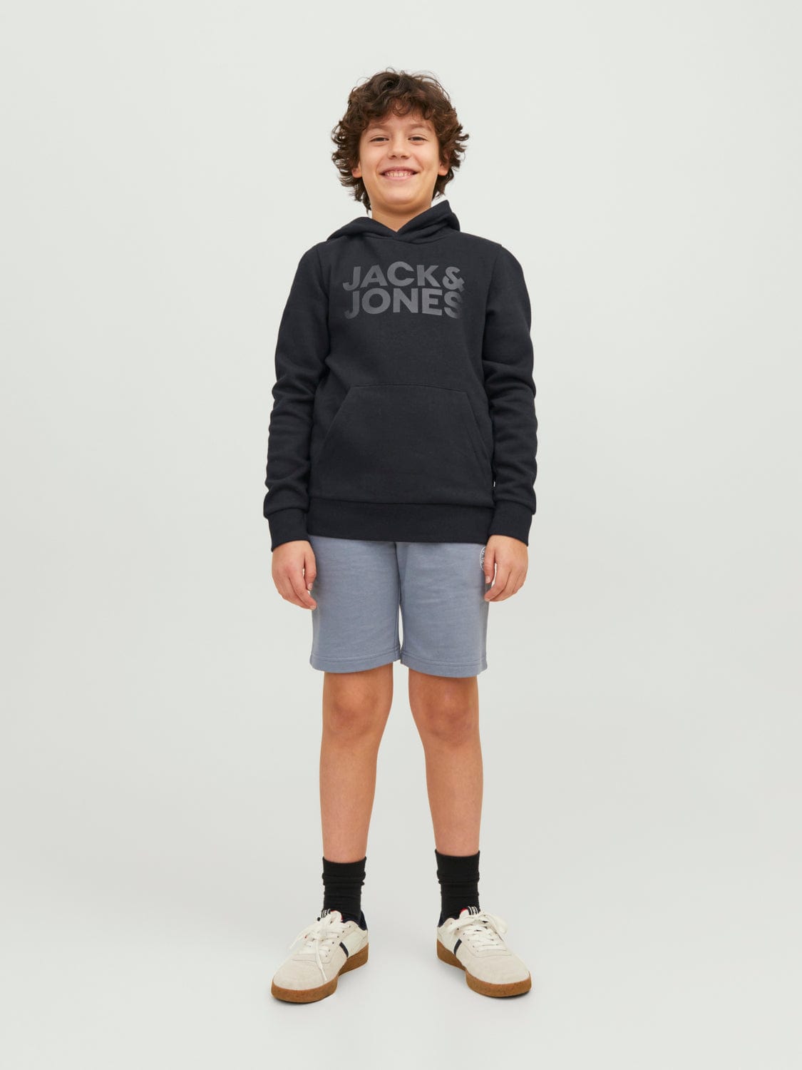 Sudadera con capucha JUNIOR- JJECORP Negro